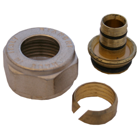 Anslutningsset EurokonaxPEX, R20 x 15x2,5